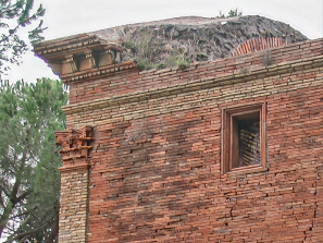 house with roman bricks